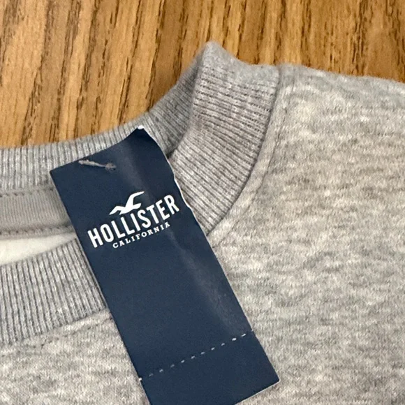 Hollister Gray Nautical Crewneck Sweater - Picture 2 of 4